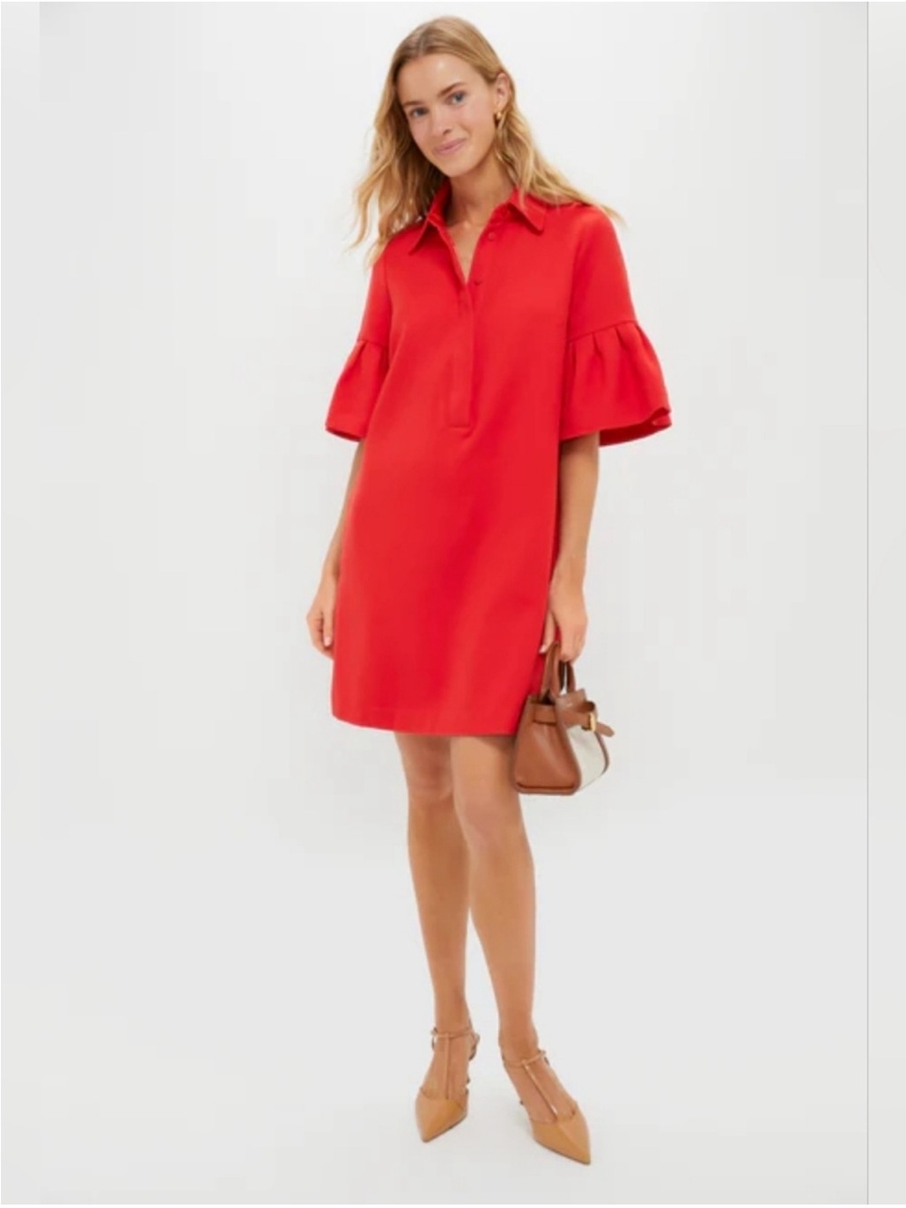 NWT Tuckernuck Red Crepe Massey Dress